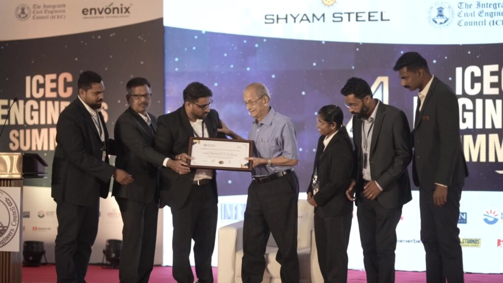 ICEC honours Dr. E. Sreedharan