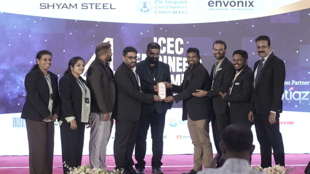 Award winners on stage